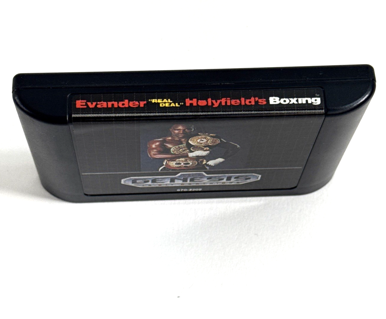 Evander Holyfield's "Real Deal" Boxing (Sega Genesis, 1992) Game, Case, Manual