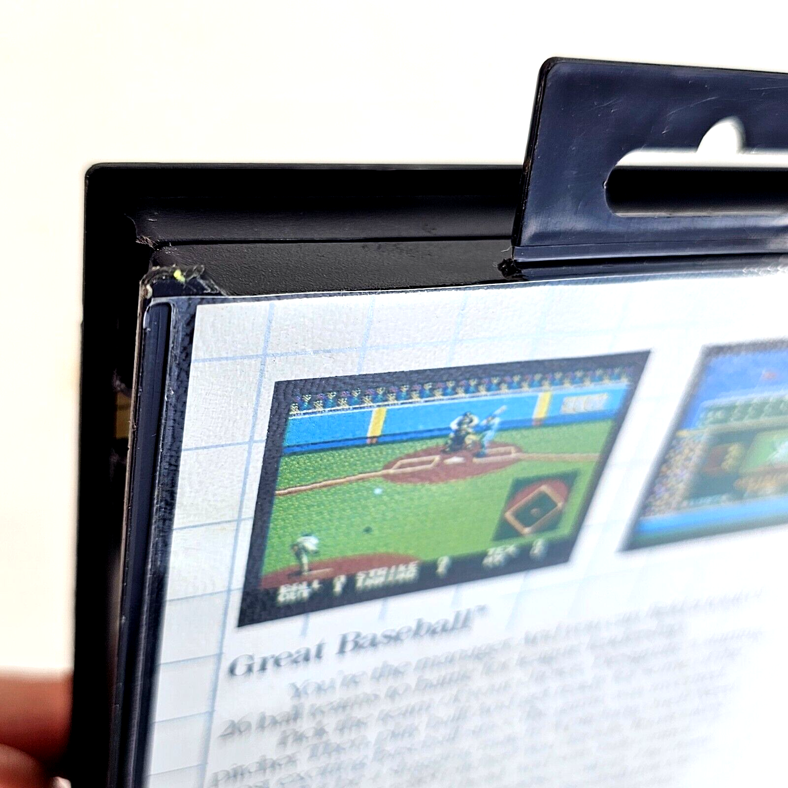 Great Baseball (Sega Master System, 1987) Game and Case - Tested and Working