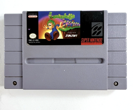 Lemmings (Super Nintendo, 1992) Game Cartridge - Tested and Working