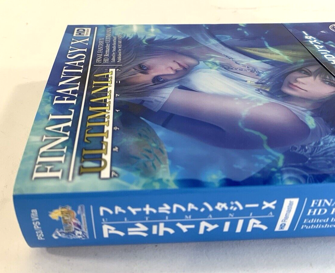 Final Fantasy X HD Remaster Ultimania Guide Book (Paperback) with Cover