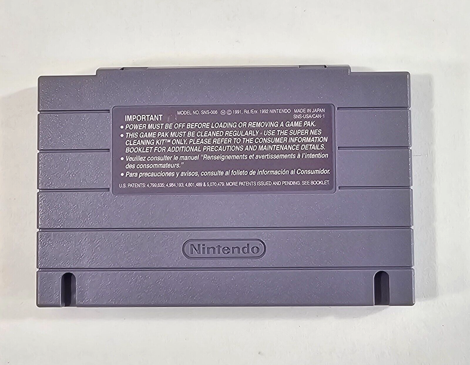 Family Feud (Super Nintendo Entertainment System, 1993) Game Box Manual Insert