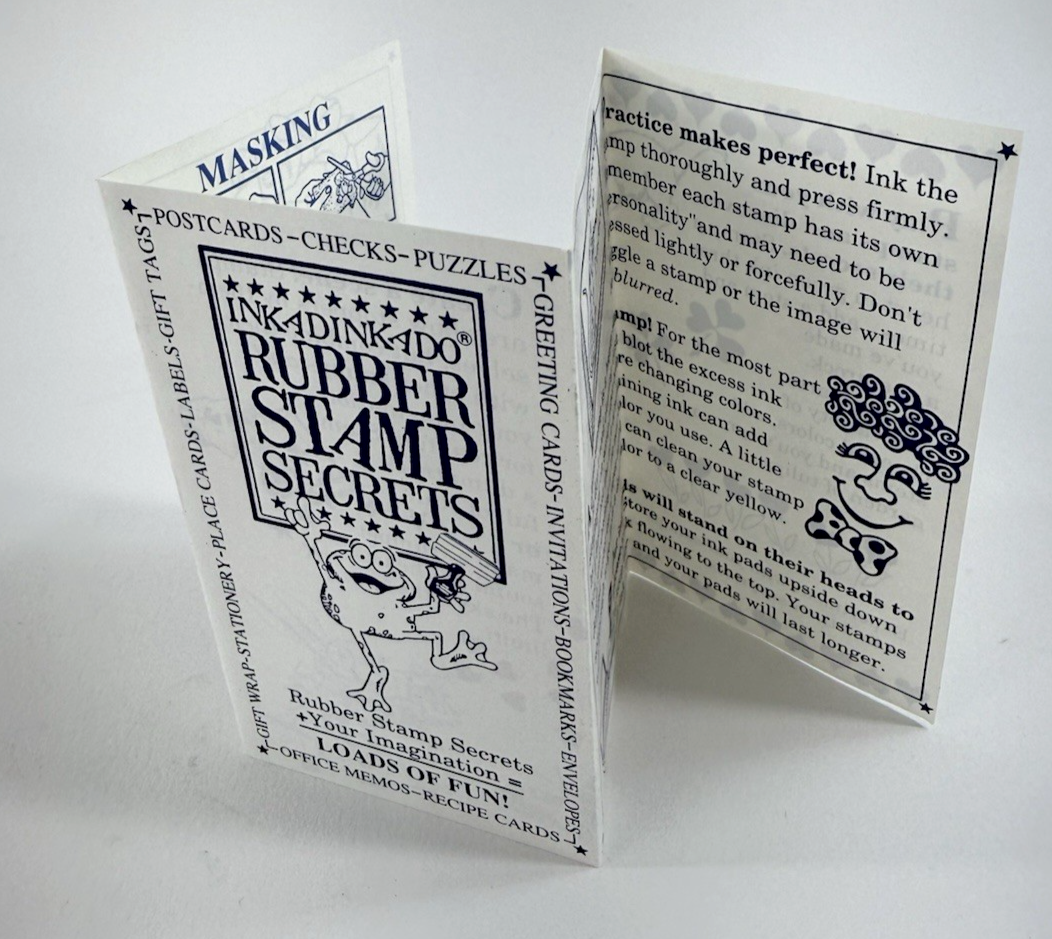 Inkadinkadoo Flower Alphabet Set Rubber Stamps