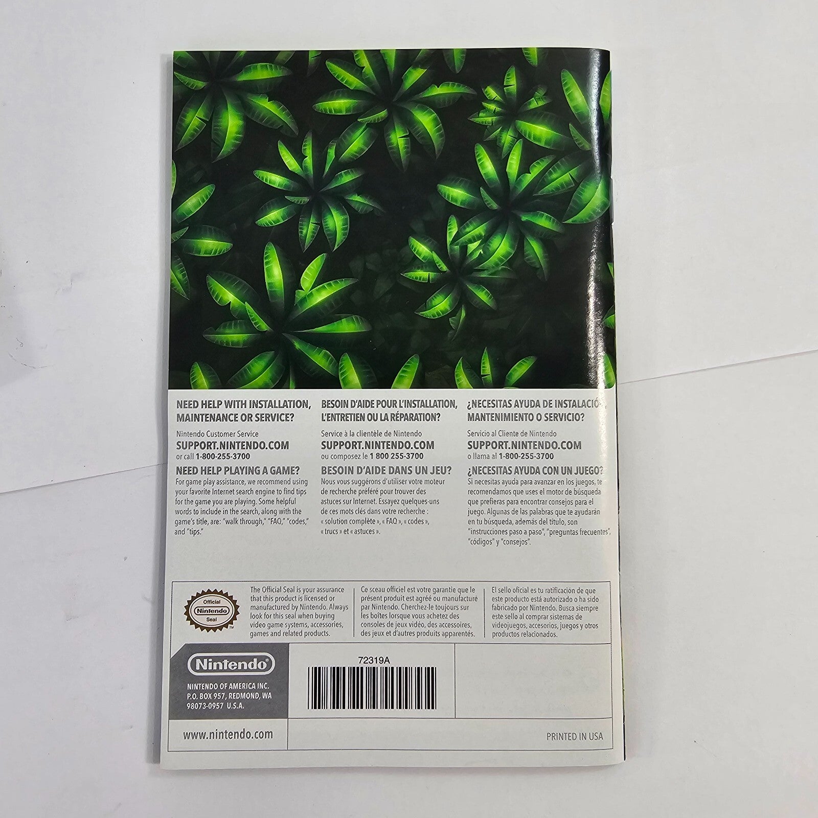 Donkey Kong Country Returns (Nintendo Wii, 2010) Game Case Manual - Tested