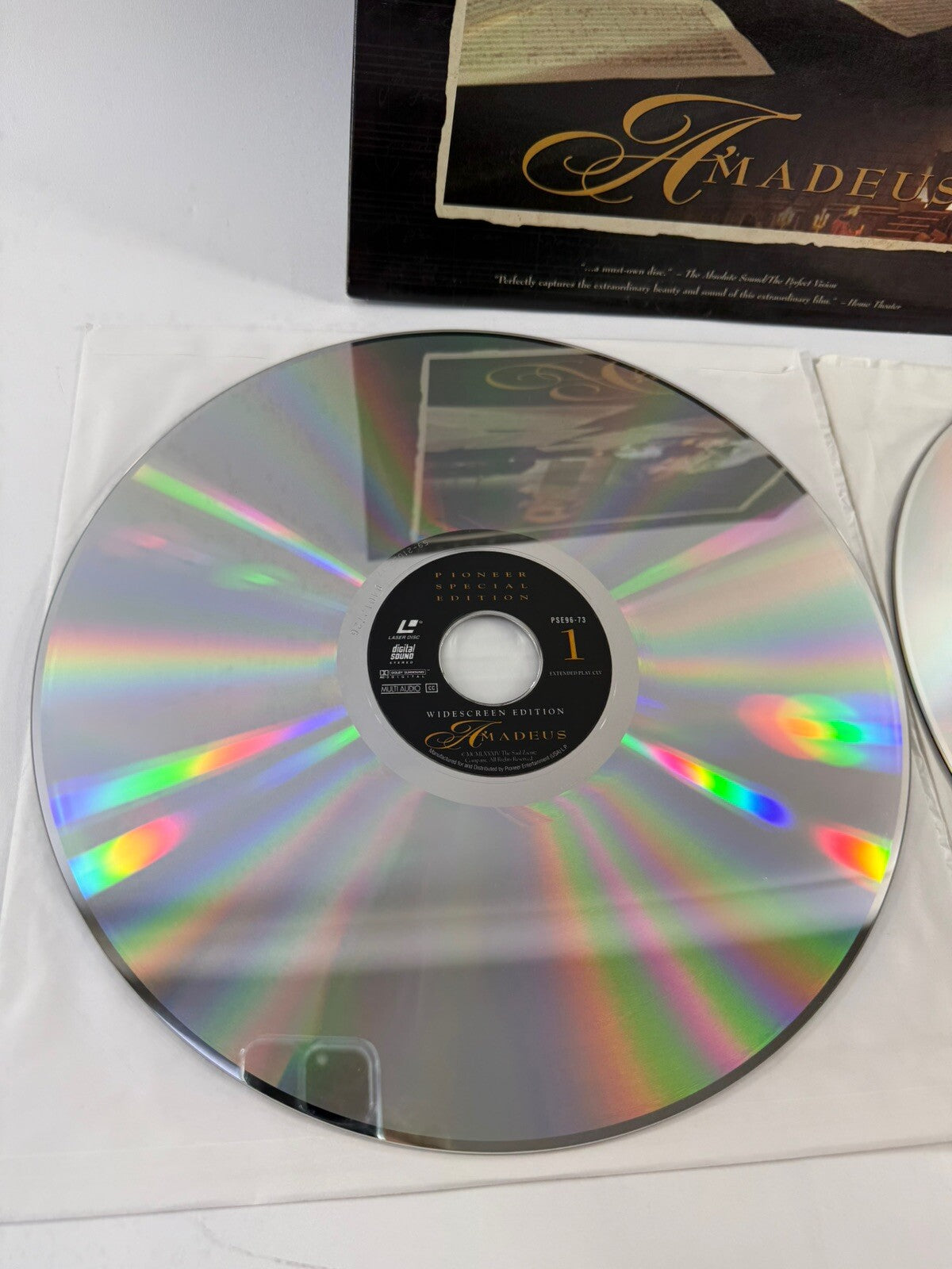 Amadeus (Pioneer Special Edition Laserdisc, 1996) Tested and Working