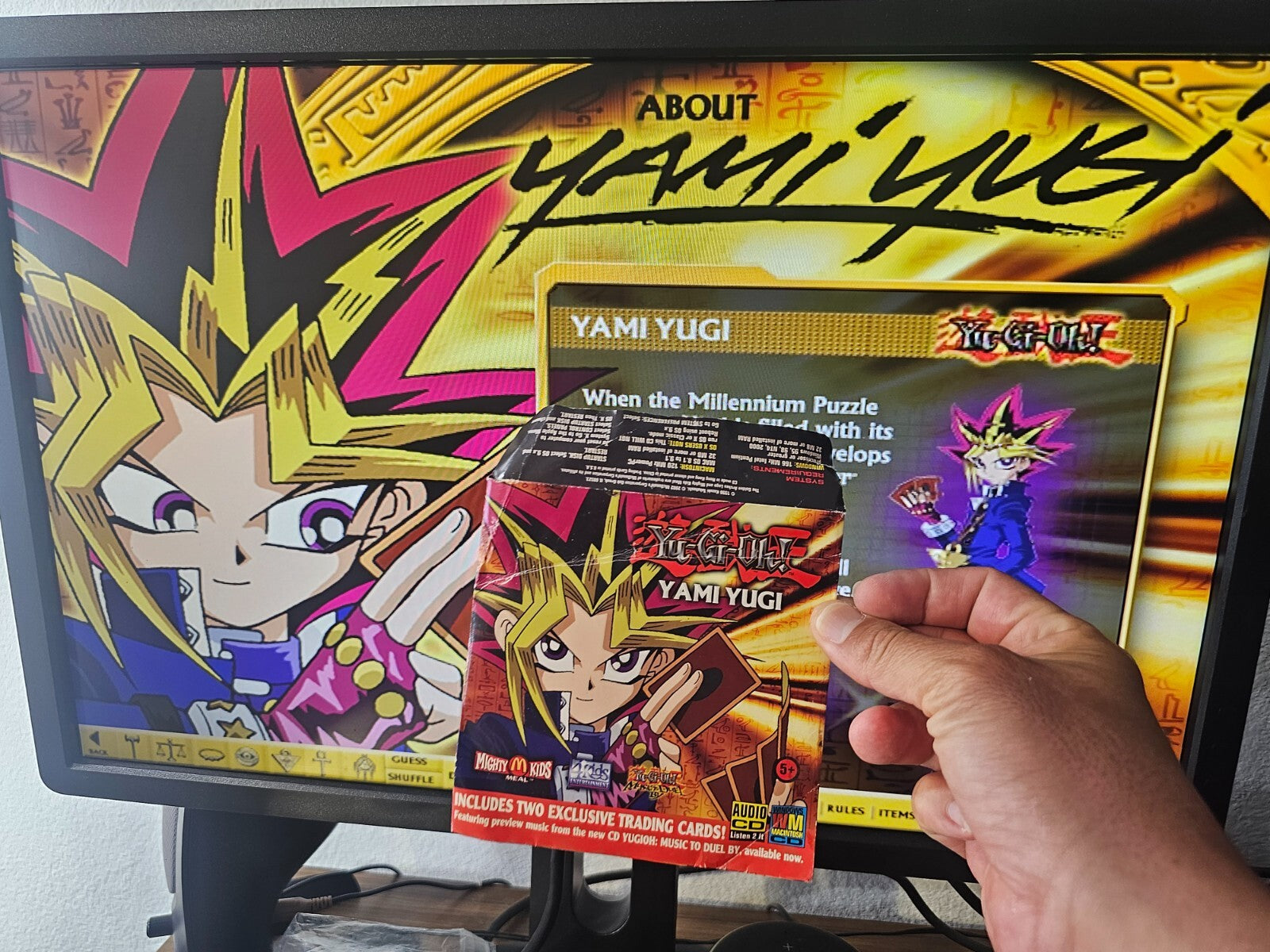 Yu-Gi-Oh! McDonald's Mighty Kids Meal Yami Yugi Music To Duel By CD (No Cards)