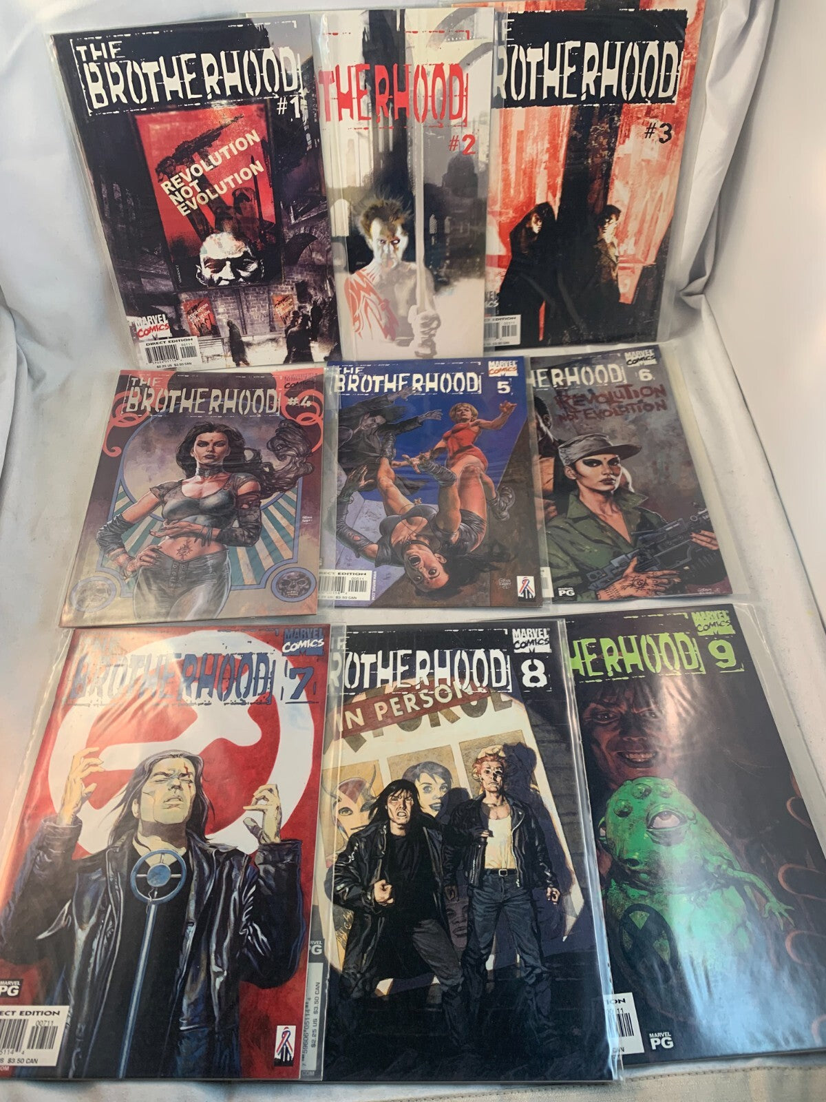 The Brotherhood #1-9 (Marvel Comics 2001) - #1 2 3 4 5 6 7 8 9 - Complete Series