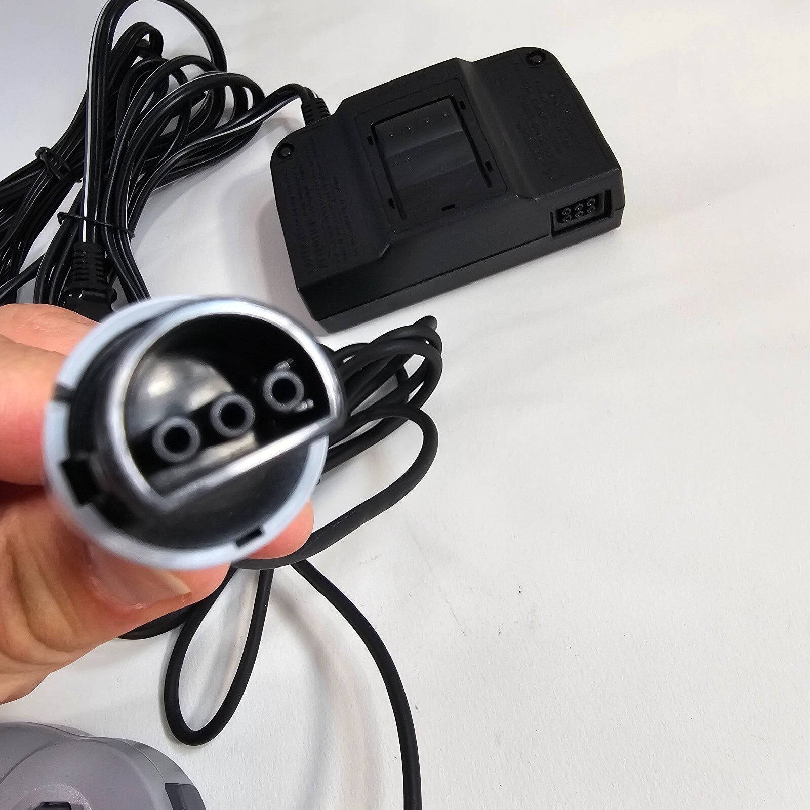 Nintendo 64 Black Home Console with Controller + Cables - Tested and Working