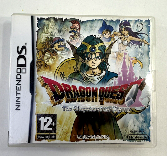 Dragon Quest IV: Chapters of the Chosen PAL DS Case Manual & Insert Only