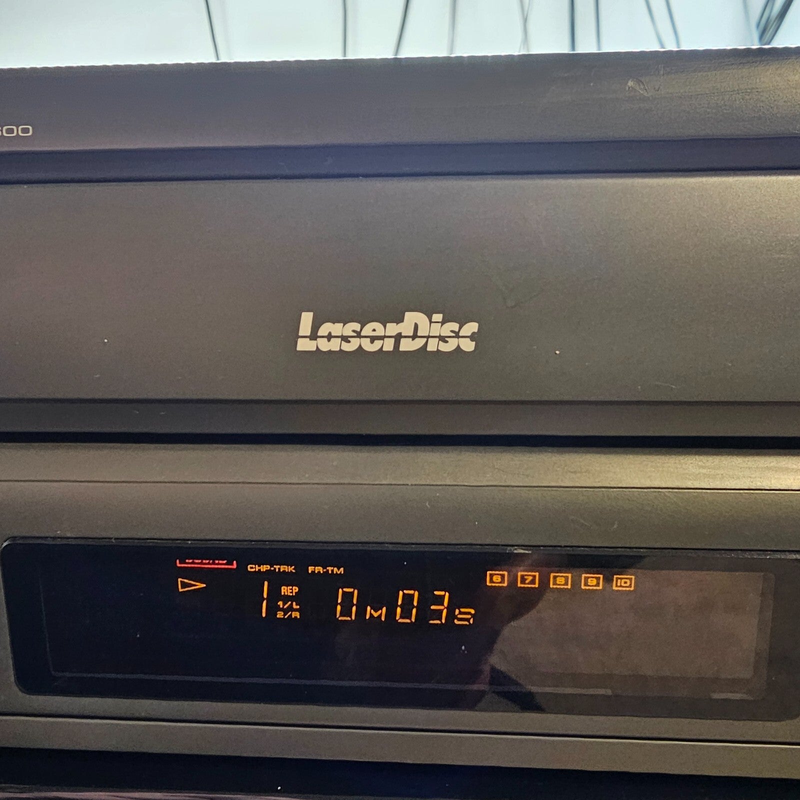 Pioneer CDV LB2 Player CLD-V2600 Laserdisc Player - Tested - For Parts - Read
