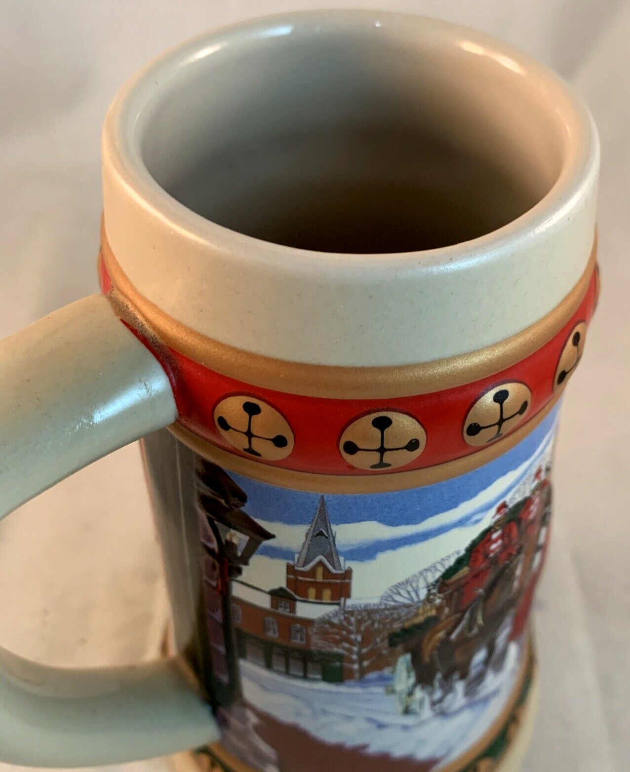 Budweiser 1993 Holiday Stein Collection Hometown Holiday - Anheuser-Busch Inc.