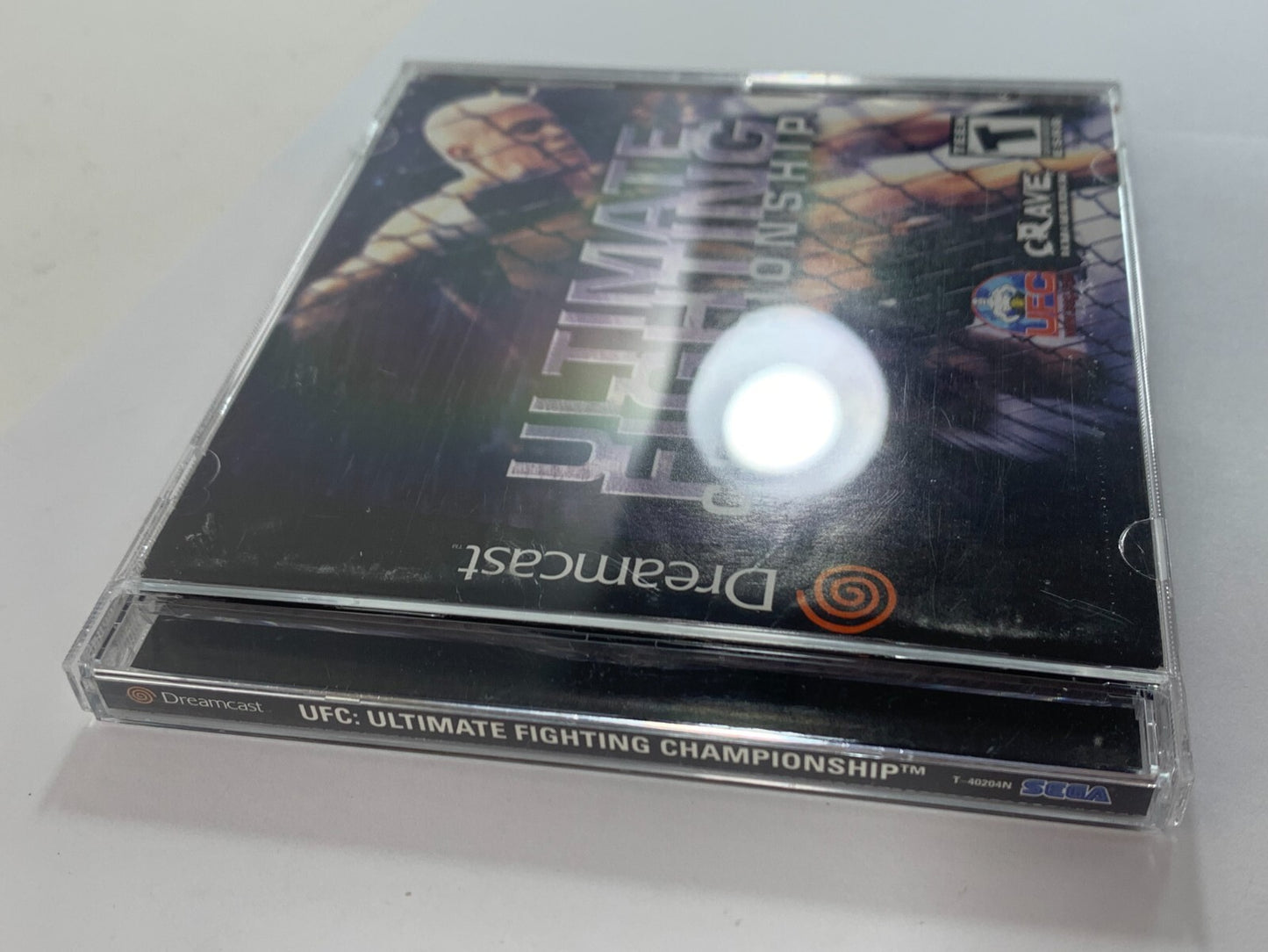 Ultimate Fighting Championship (Dreamcast, 2000) Game Case Manual Registration