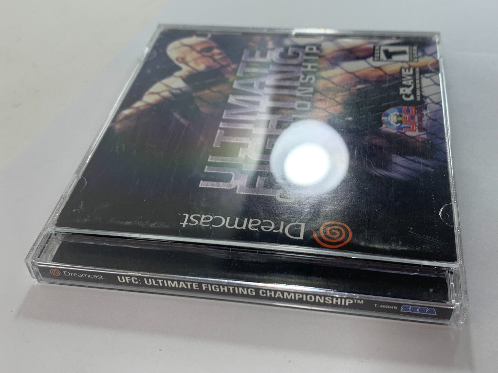 Ultimate Fighting Championship (Dreamcast, 2000) Game Case Manual Registration