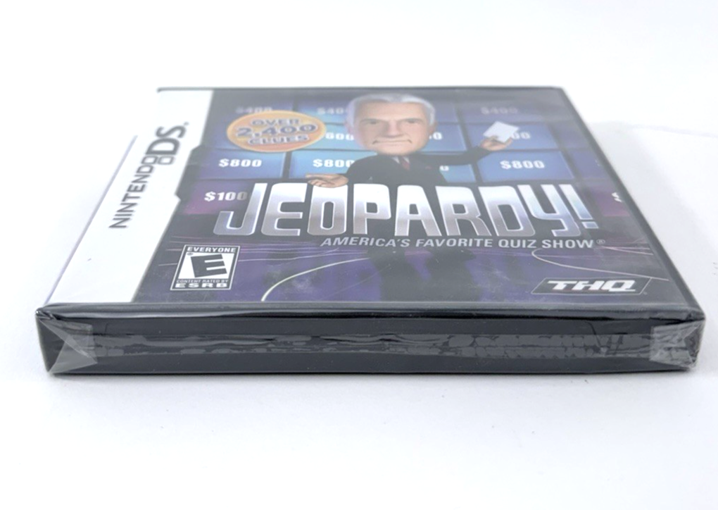 Jeopardy (Nintendo DS, 2010) New, Factory Sealed Alex Trebek Quiz Game