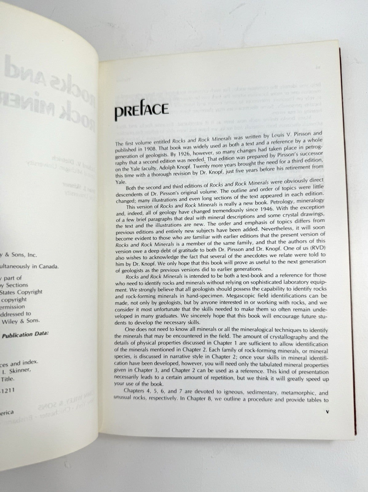 Rocks and Rock Minerals by Dietrich/Skinner  (Hardcover, 1979)