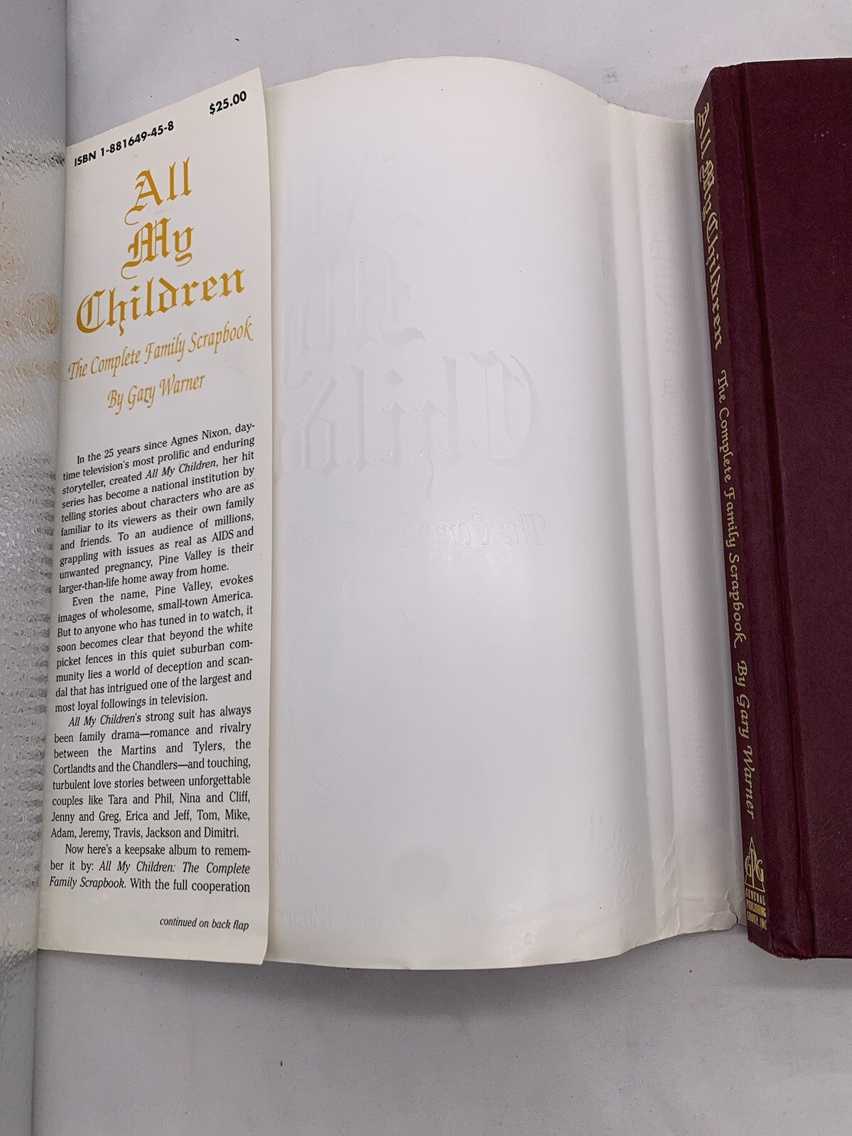 All My Children: The Complete Family Scrapbook by Gary Warner (Hardcover, 1994)