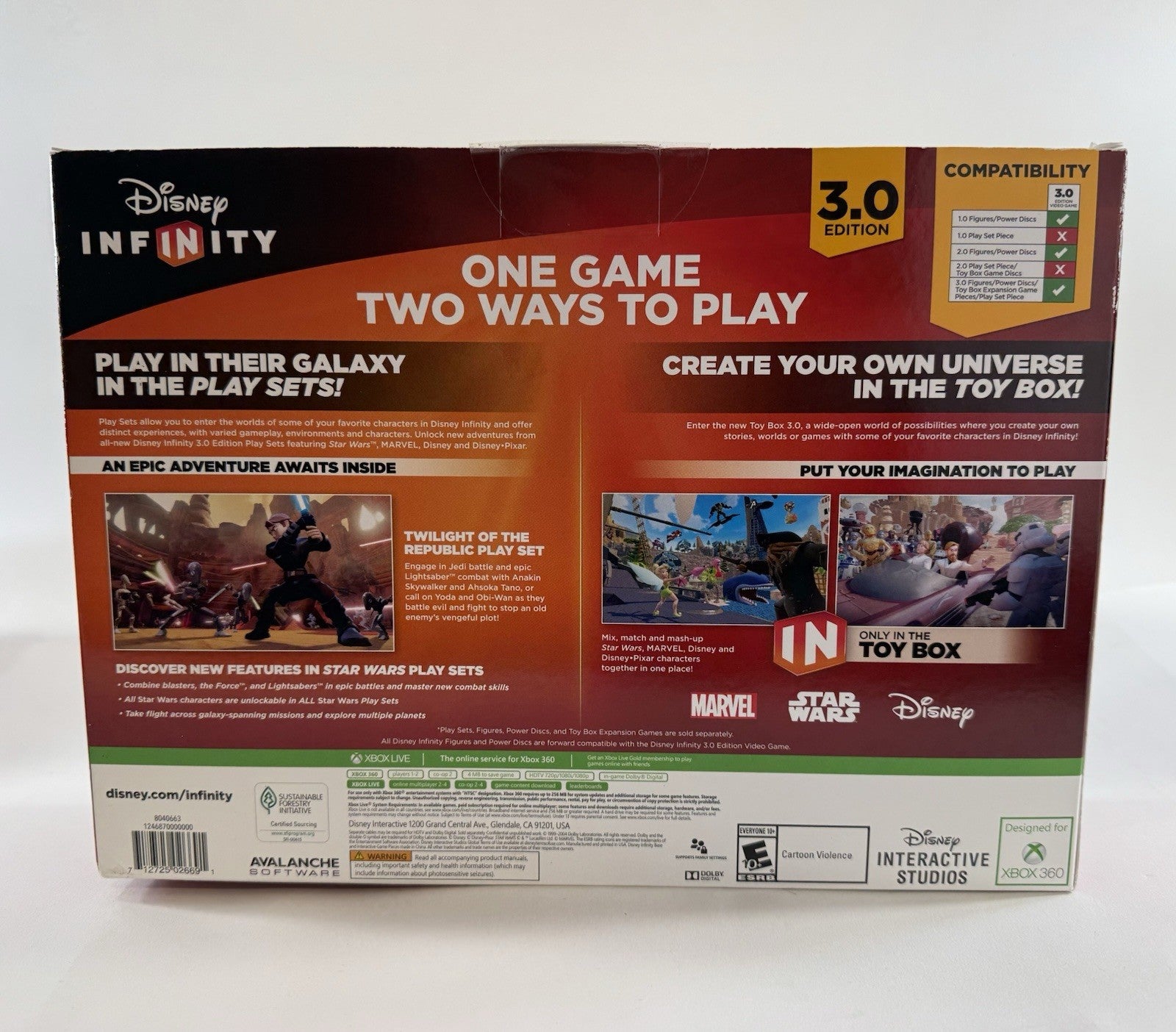 Disney Infinity 3.0 Edition Star Wars Starter Pack (XBox 360, 2015) New, Sealed