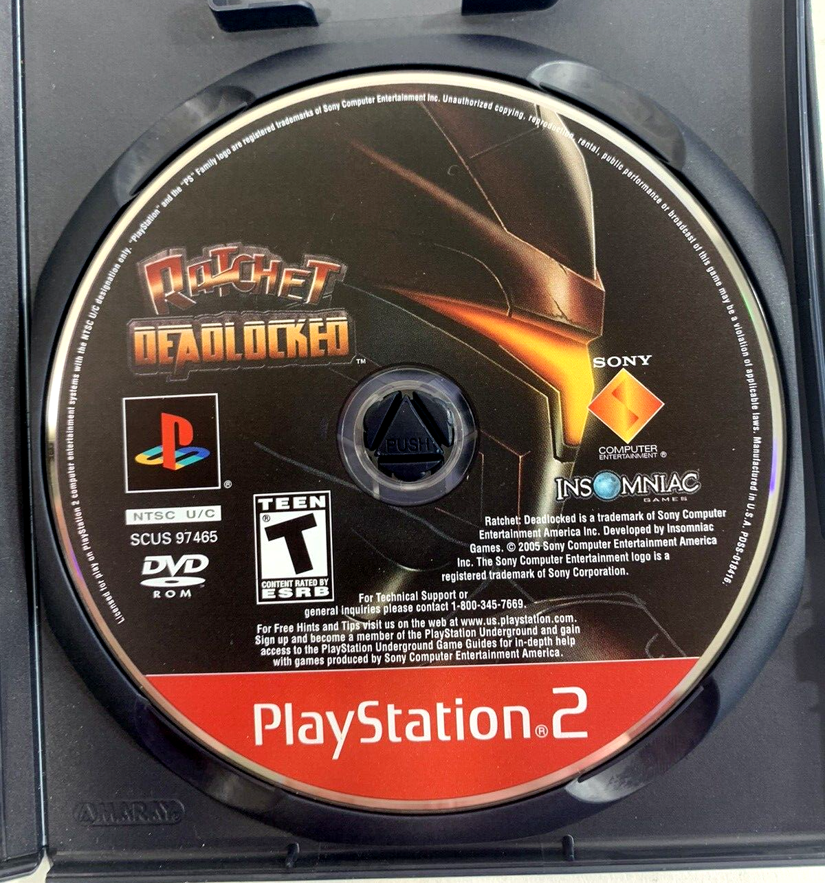 Ratchet: Deadlocked (Sony PlayStation 2, 2005) Game Case Manual - Tested