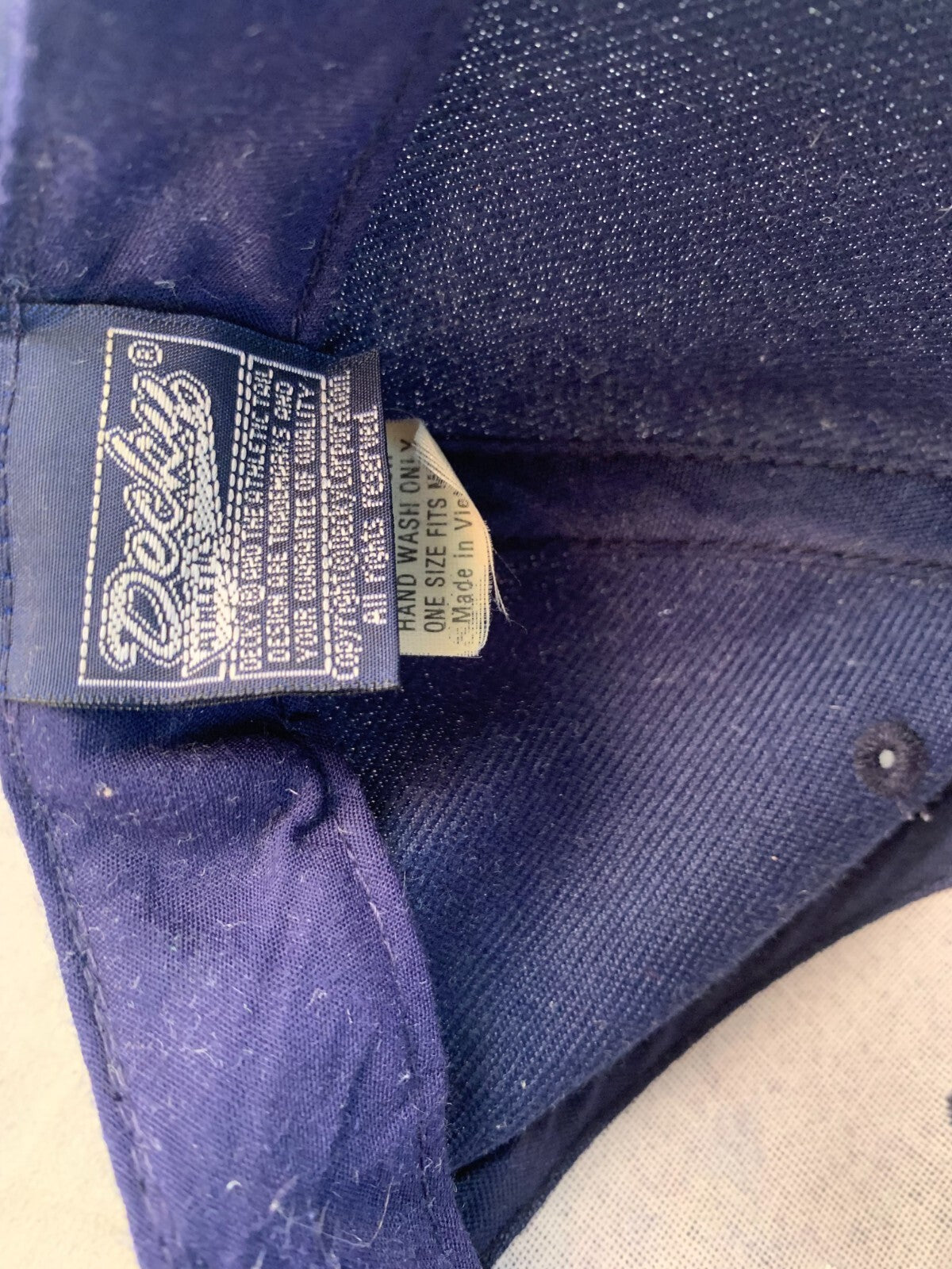 Las Vegas Blue Baseball Cap Hat Adjustable One Size