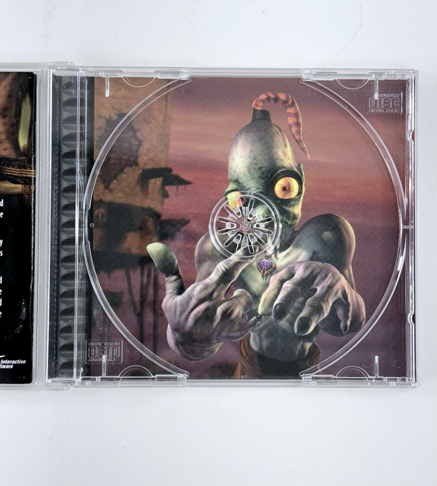 Oddworld: Abe's Oddysee (PlayStation, 1997) Game Case Manual Reg. Card - Tested