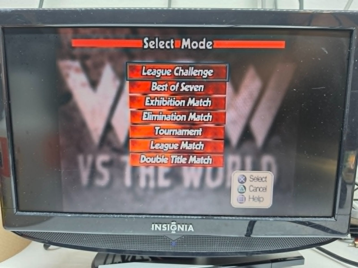WCW vs. The World (Sony PlayStation 1, 1997) Game and Case - Tested and Working