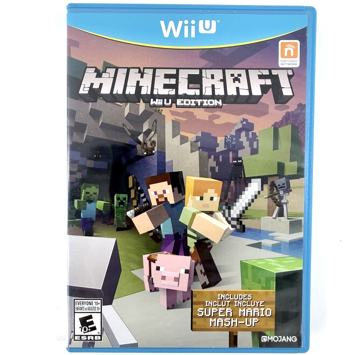 Minecraft: Wii U Edition (Wii U, 2015) Game Case Manual - Tested