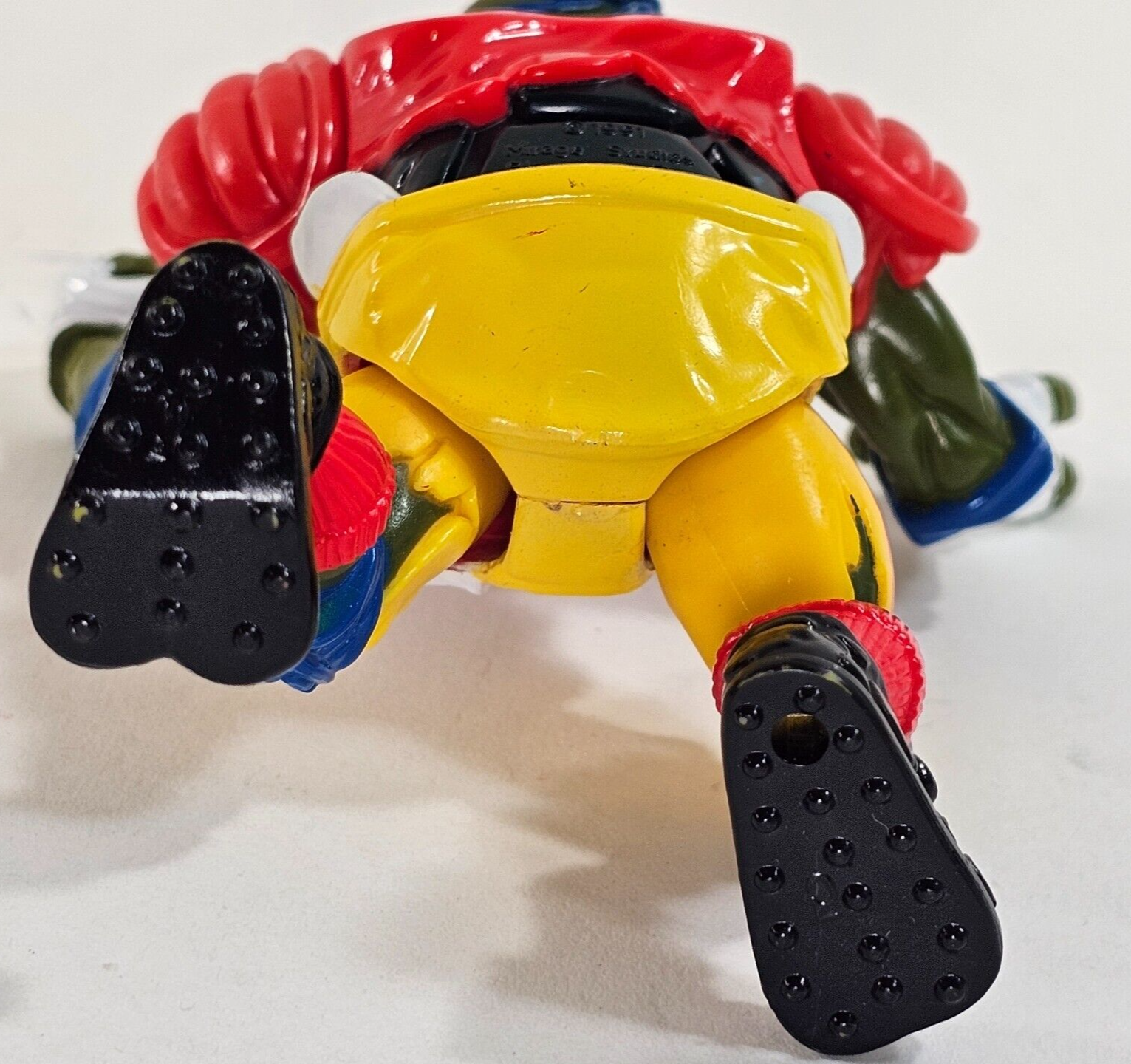 Playmates Toys 1991 TD Tossin' Leo Teenage Mutant Ninja Turtles Action Figure