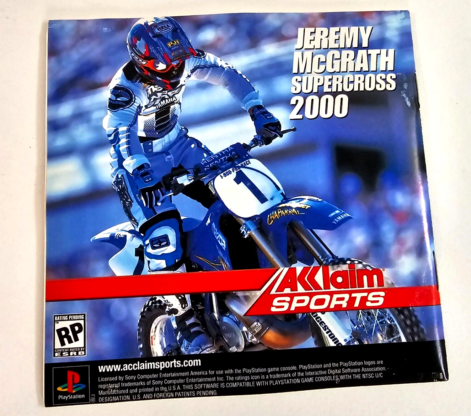 WWF Attitude (Sony PlayStation 1, 1999) Game Case Manual Registration Card