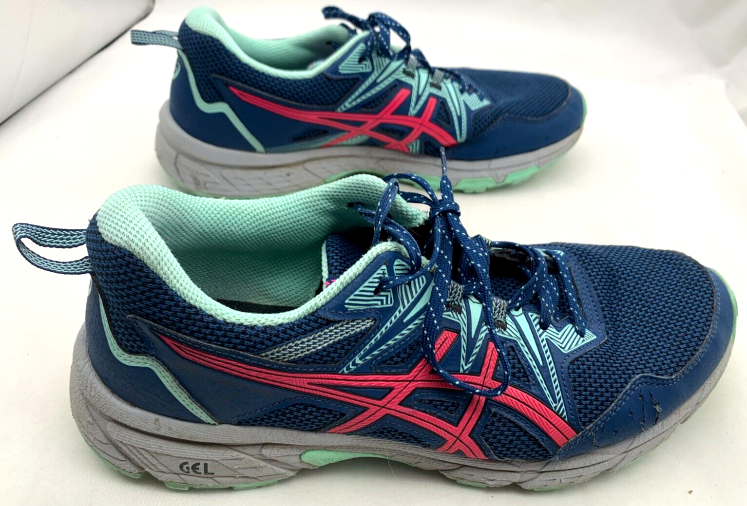 ASICS GEL-Contend 6 Blue/Pink US Size 11 Womens' Running Shoes