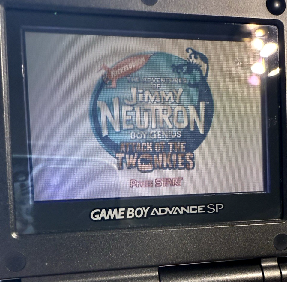 Jimmy Neutron: Attack of the Twonkies (GameBoy Advance, 2004) Game Cartridge