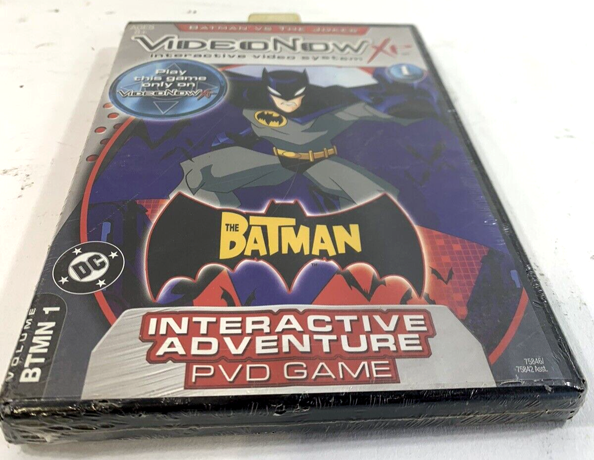 Interactive Adventure: Batman vs. The Joker ( VideoNow XP, 2005) New, Sealed PVD