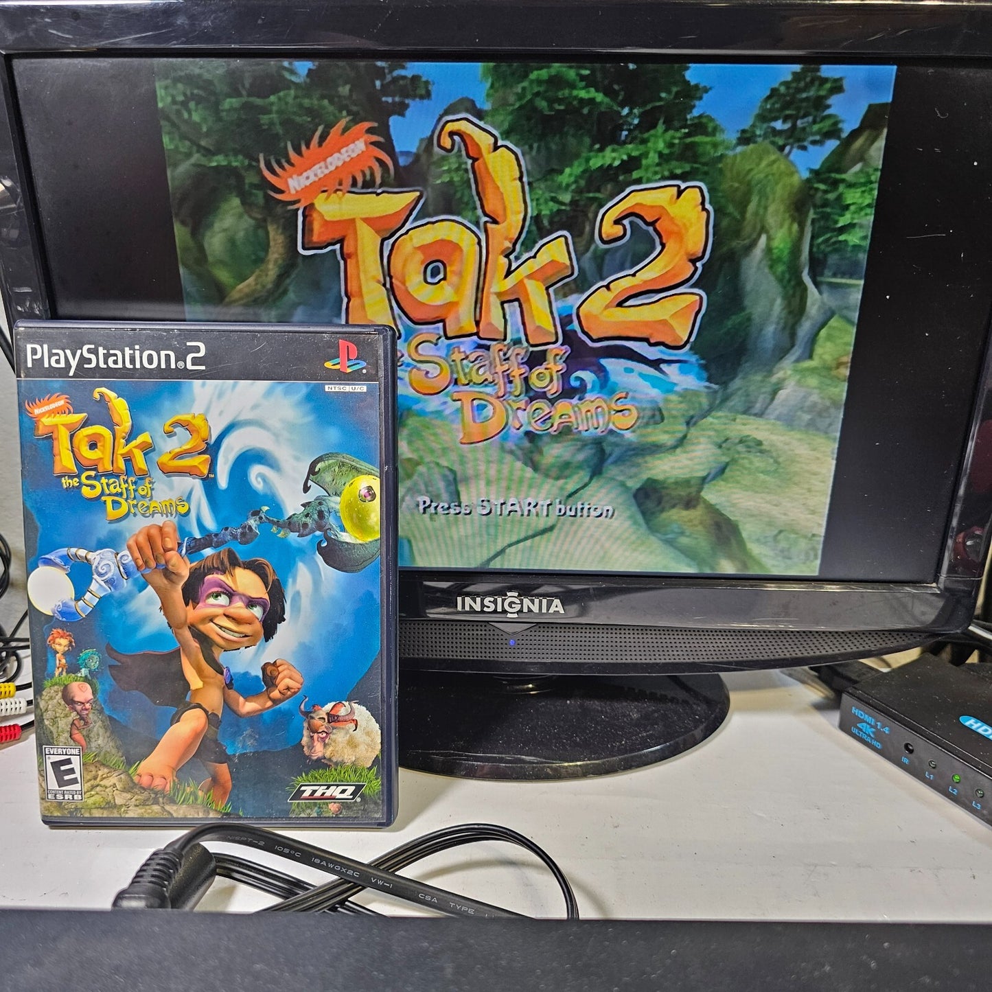 Tak 2: The Staff of Dreams (Sony PlayStation 2, 2004) Game and Case - Tested