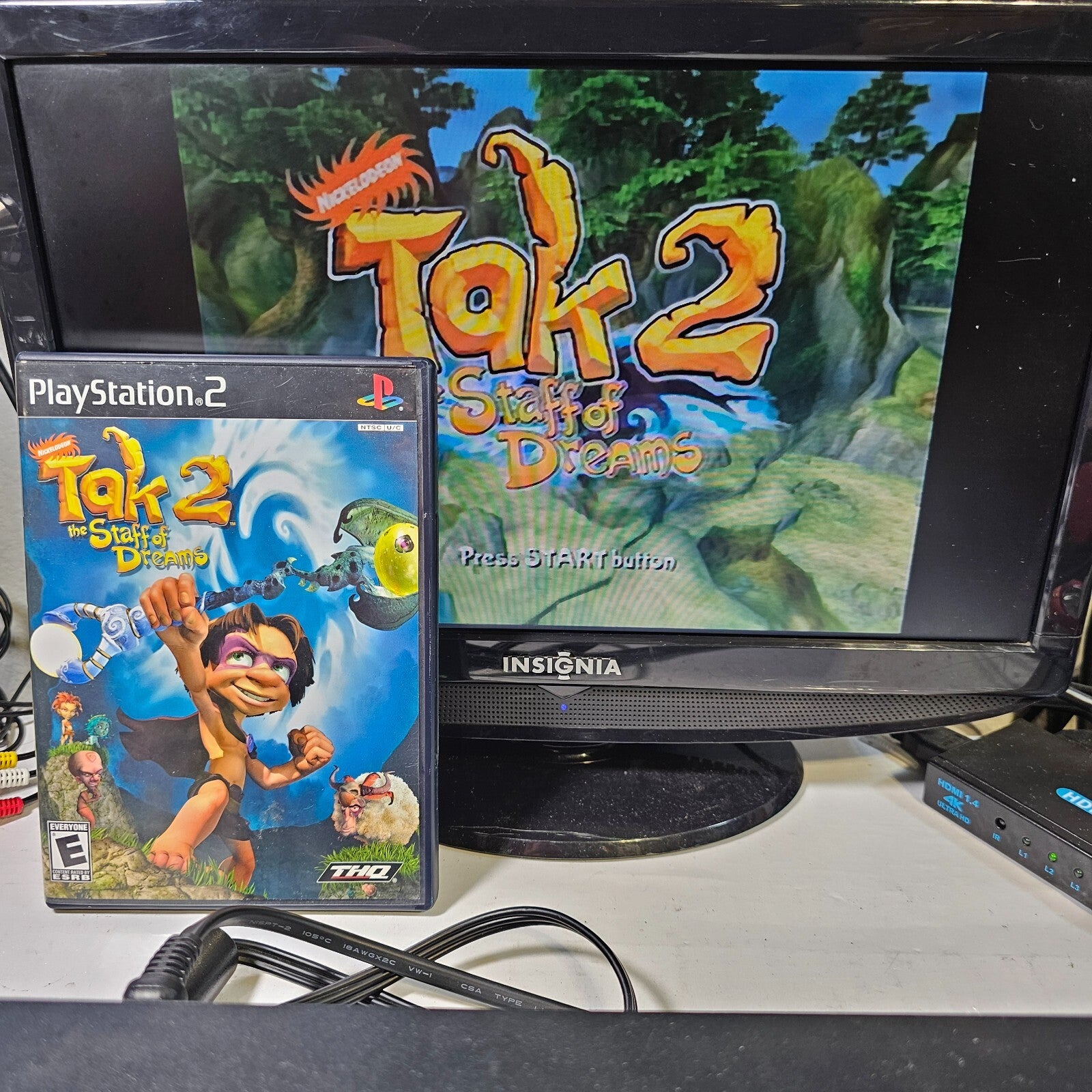 Tak 2: The Staff of Dreams (Sony PlayStation 2, 2004) Game and Case - Tested