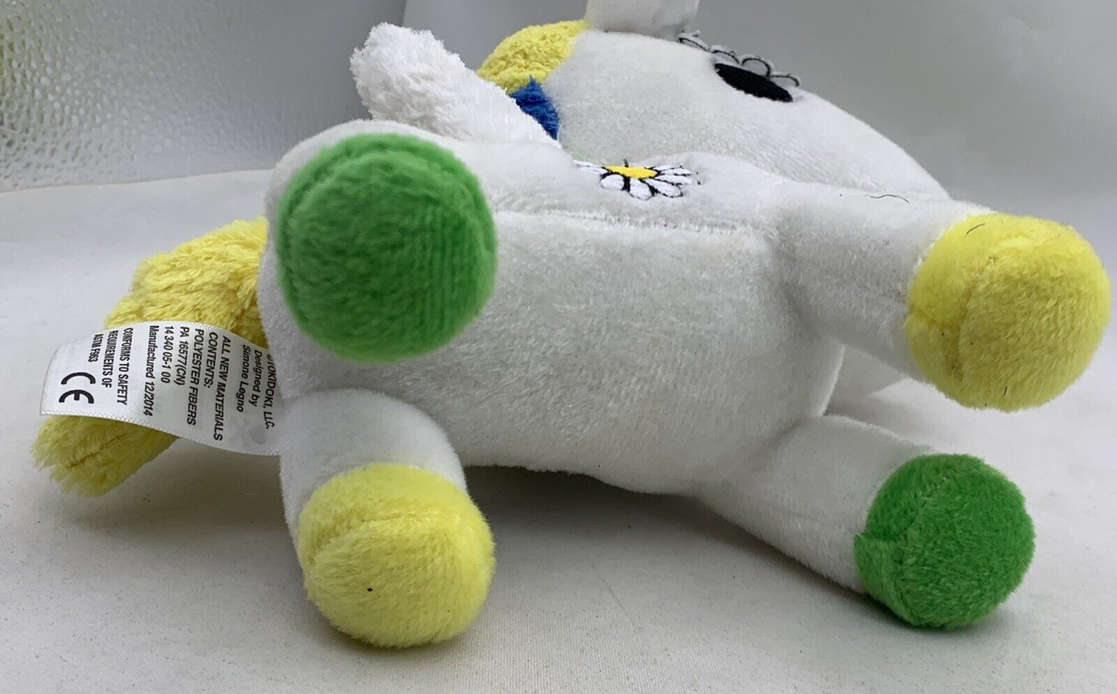 Tokidoki 2014 Series 3 8" Margherita Unicorno Plush with Flowers and Skull