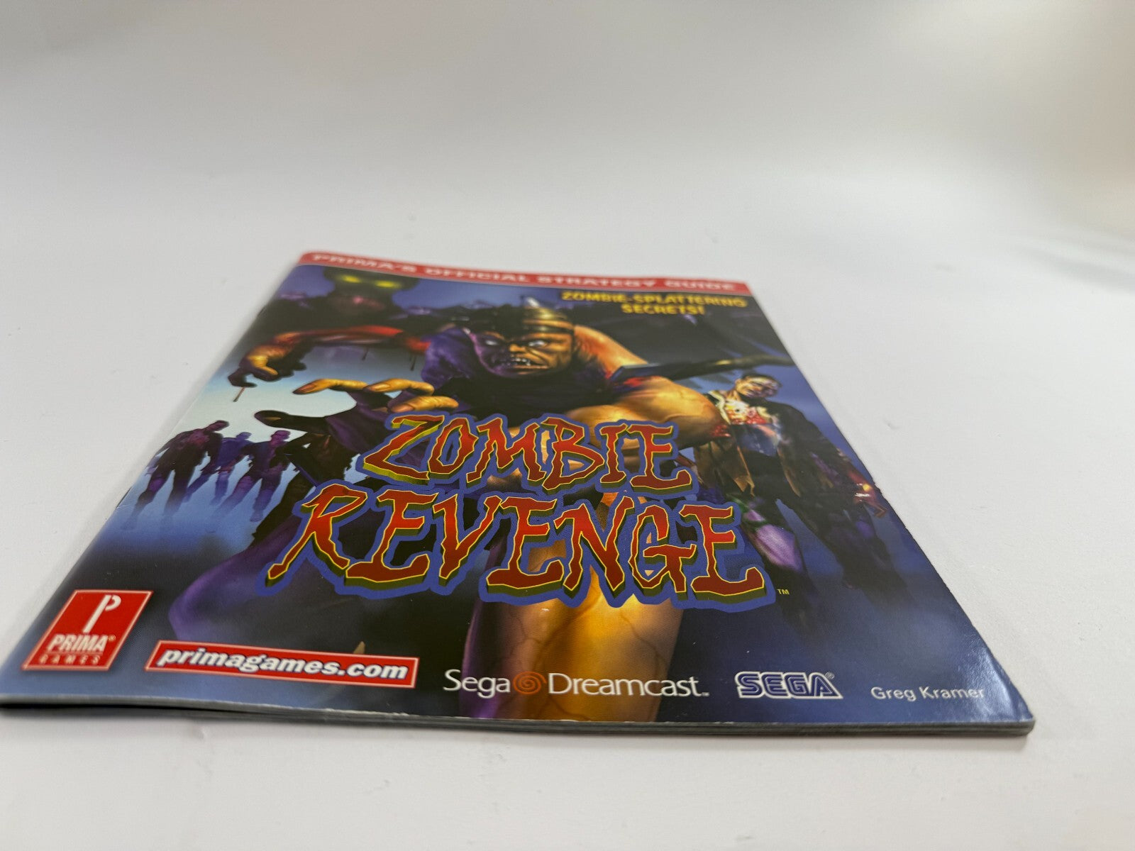 Zombie Revenge Official Strategy Guide (Prima Games, 2000) for Sega Dreamcast
