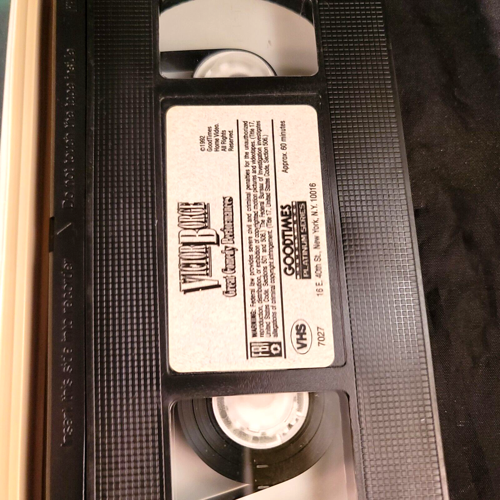 Victor Borge Great Comedy Performances (VHS, 1992) Tested and Working