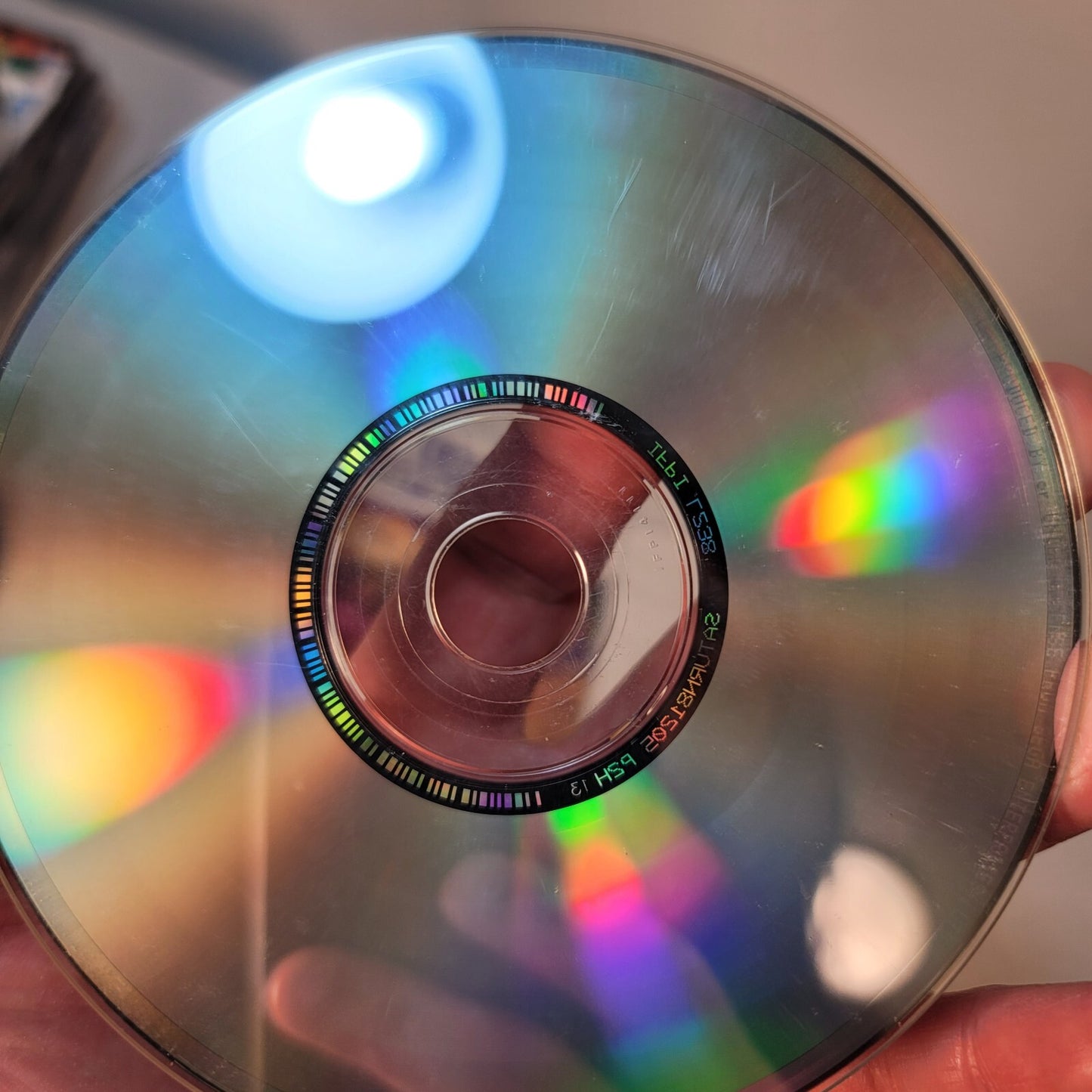 Cyber Speedway (Sega Saturn, 1995) Disc and Manual