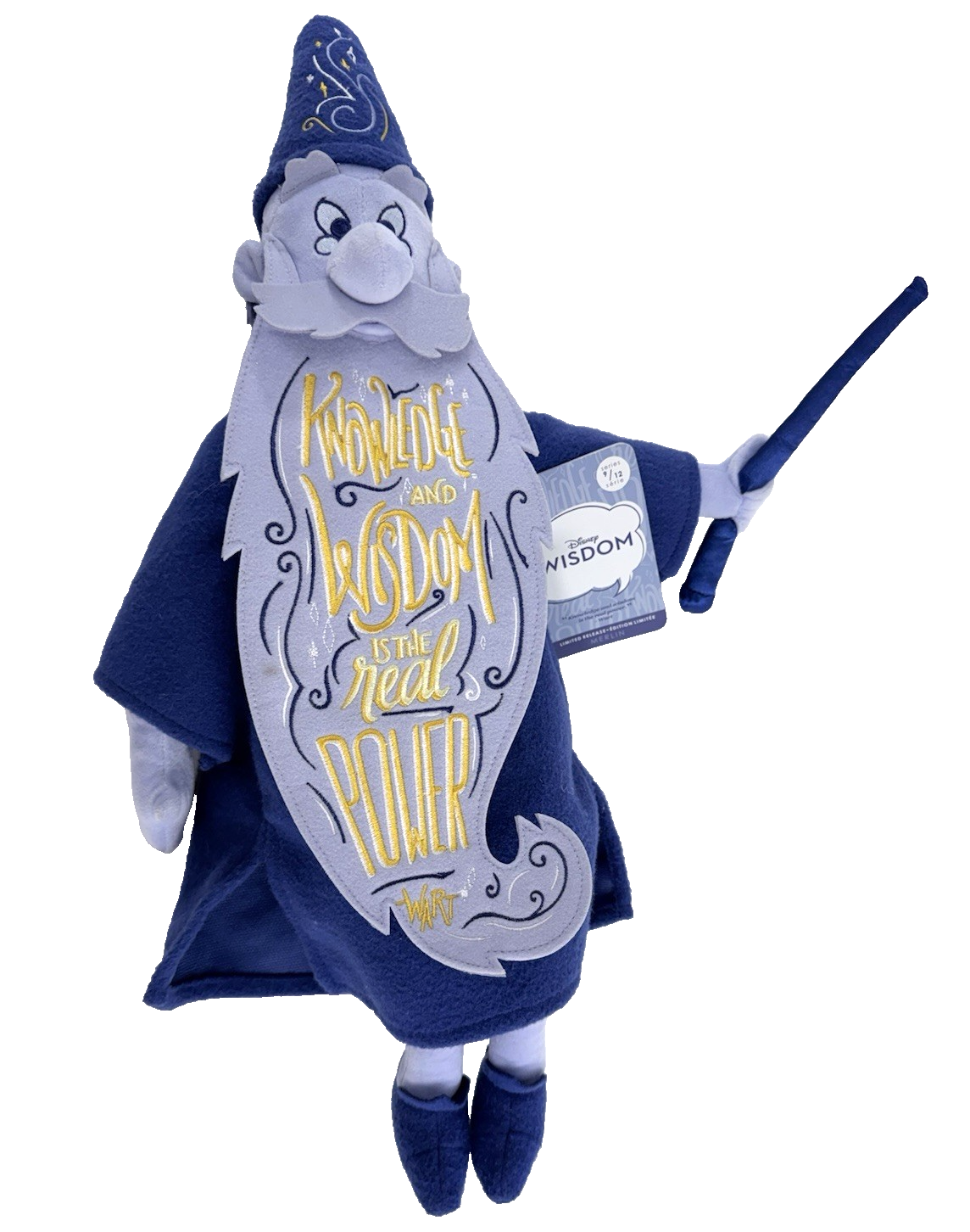 Disney Store Wisdom Collection Series 9/12 Limited Release  20” Merlin Plush