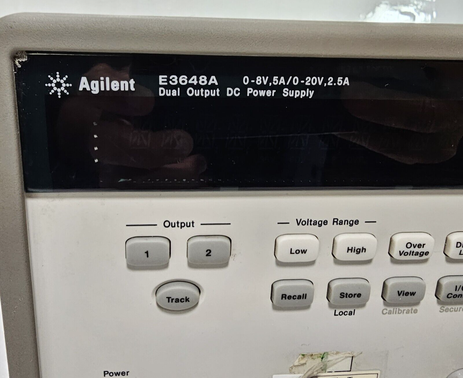 Agilent E3648A Dual Output DC Power Supply 0-8V,5A/0-20V,2.5A - Tested - 2488