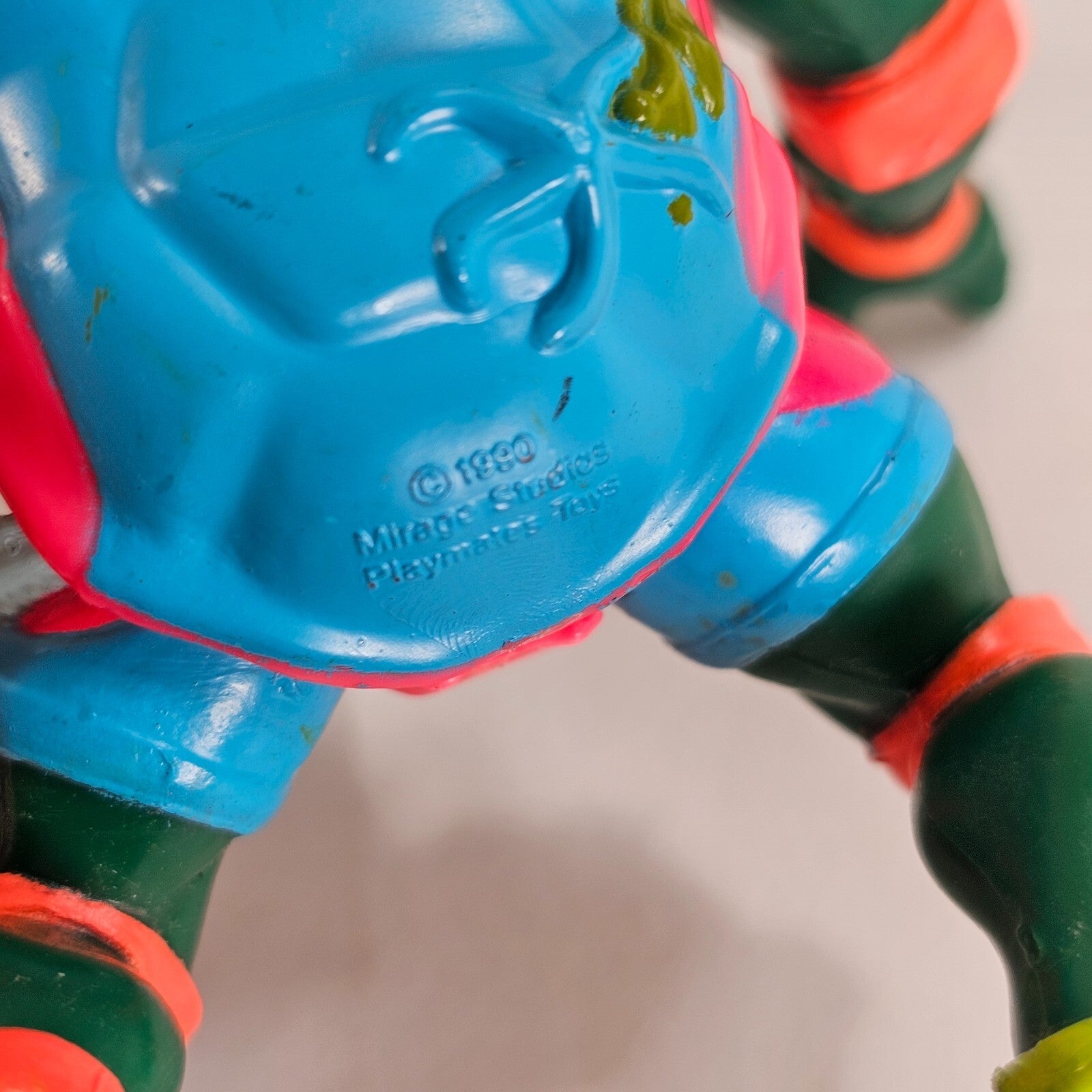 Playmates 1990 Teenage Mutant Ninja Turtles Mike the Sewer Surfer Action Figure