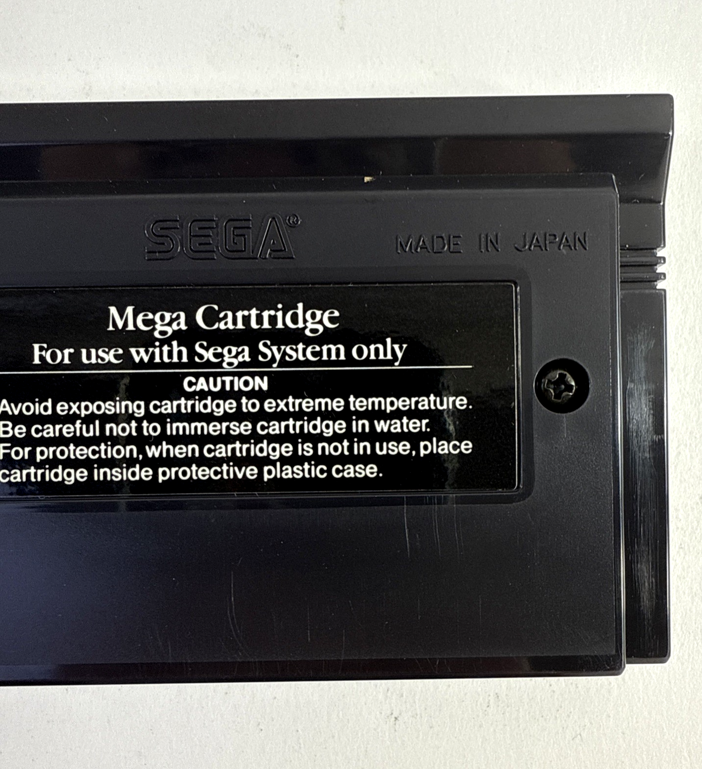 Space Harrier 3-D (Sega Master System, 1988) Game and Case - Tested and Working