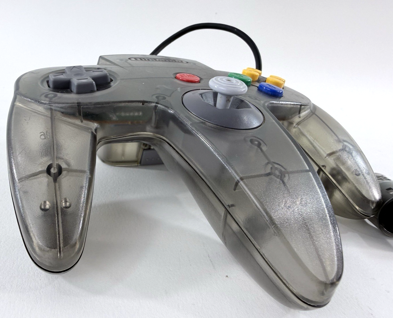 Nintendo 64 Funtastic Smoke Grey NUS-005 Controller - Tested and Working