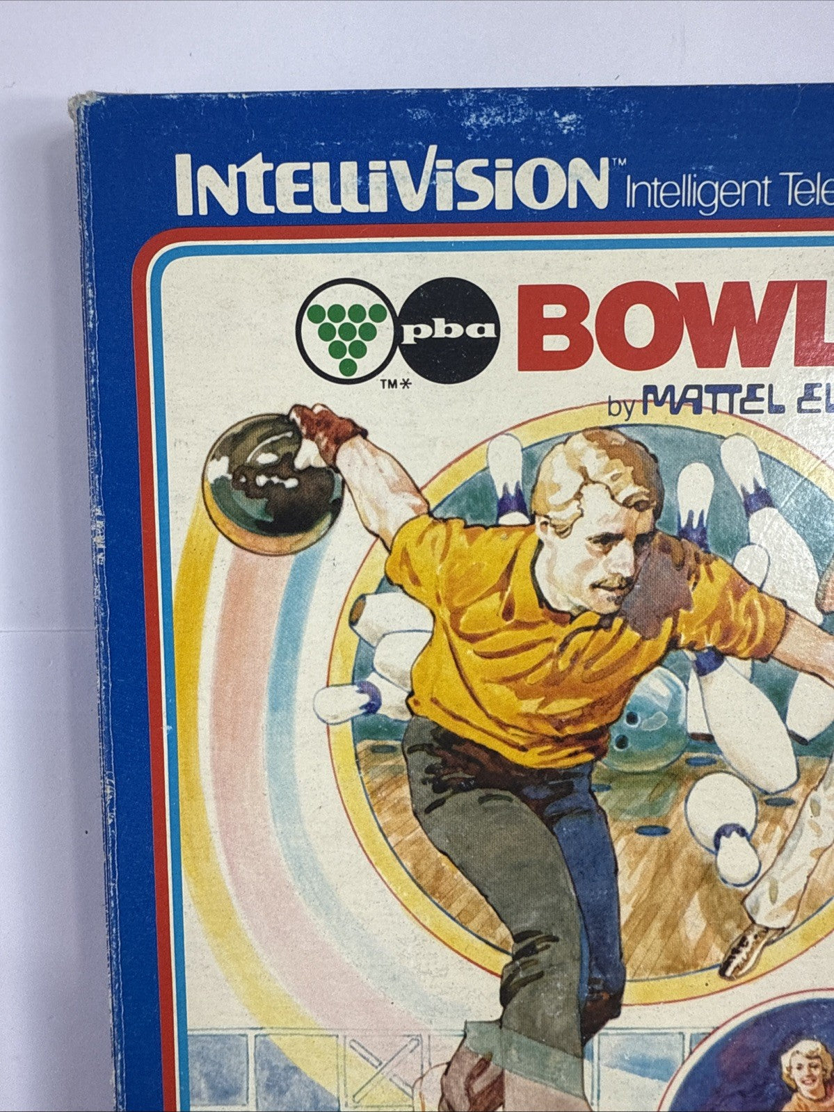 Bowling (Intellivision, 1984) Game Box Manual Overlays - Tested and Working