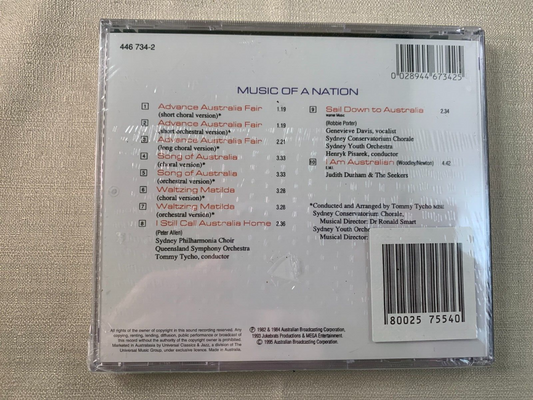 Music of a Nation (Australian National Tunes) CD, 1994
