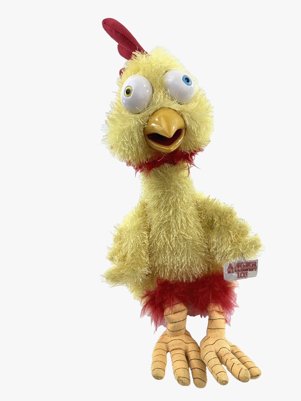 Gemmy 2004 Anger Management Screaming Chicken Animated Gag Toy -Tested & Working