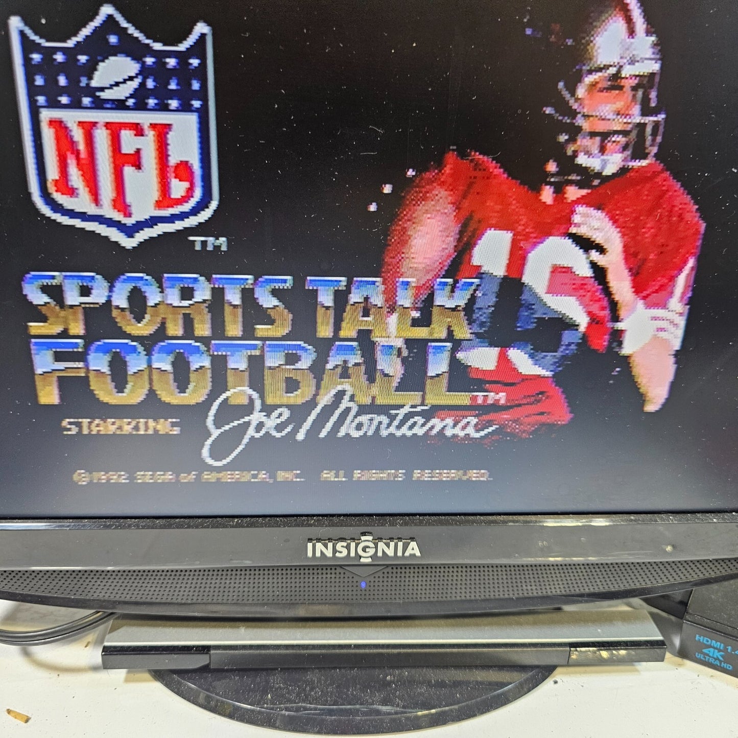 NFL Football '94 Starring Joe Montana (Sega Genesis, 1993) Game Case Manual