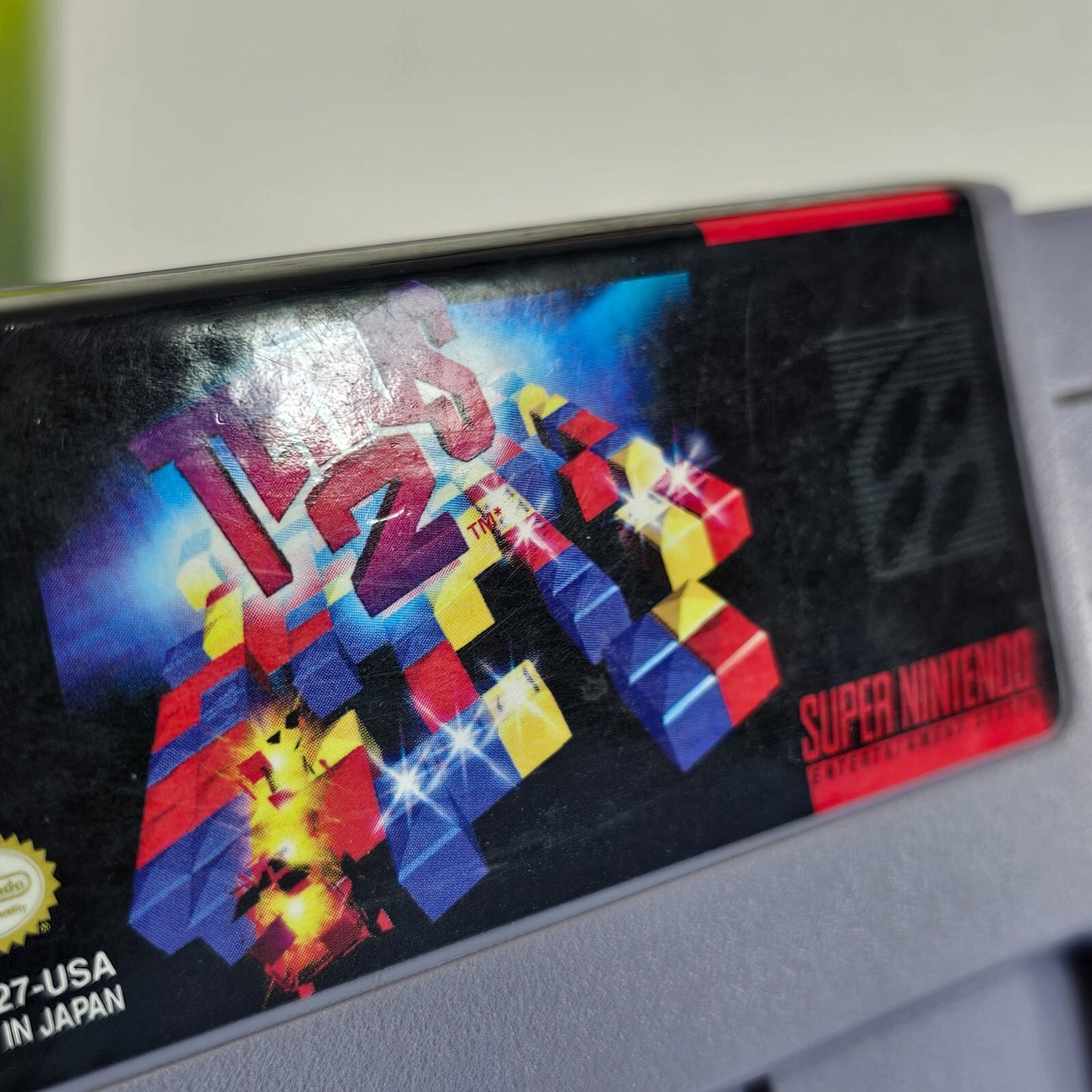 Tetris 2 (Super Nintendo, 1994) Game Box Manual Inserts Poster - Tested