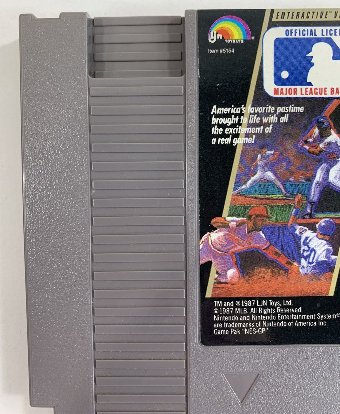 Major League Baseball (Nintendo NES, 1988) Game, Box, Insert, Sleeve - Tested