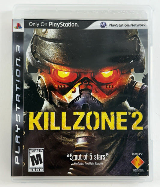 Killzone 2 (Sony PlayStation 3, 2009) Game Case Manual Registration - Tested
