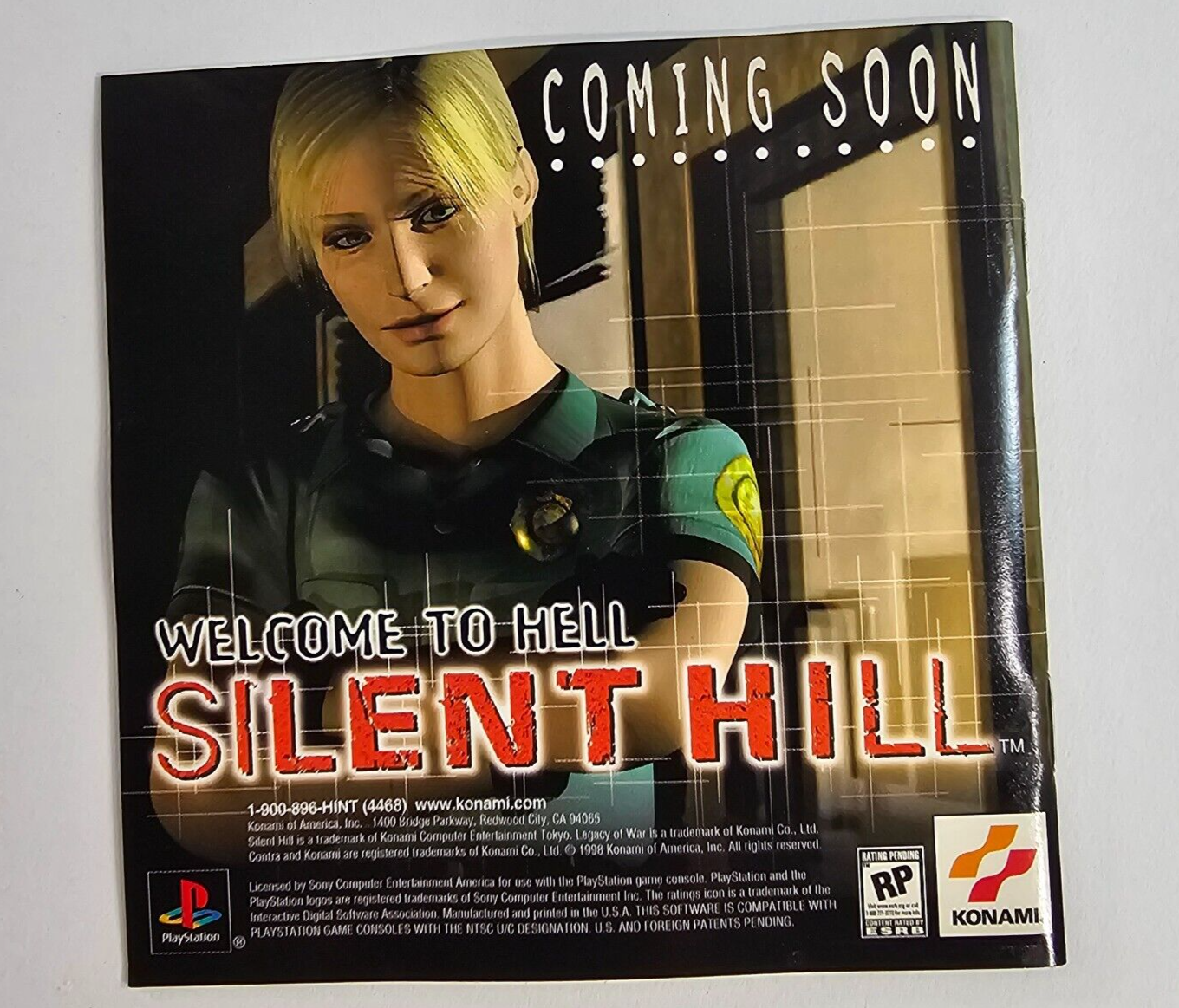 Contra: Legacy of War (PlayStation, 1998) Game Case & Manual - No Game Disc