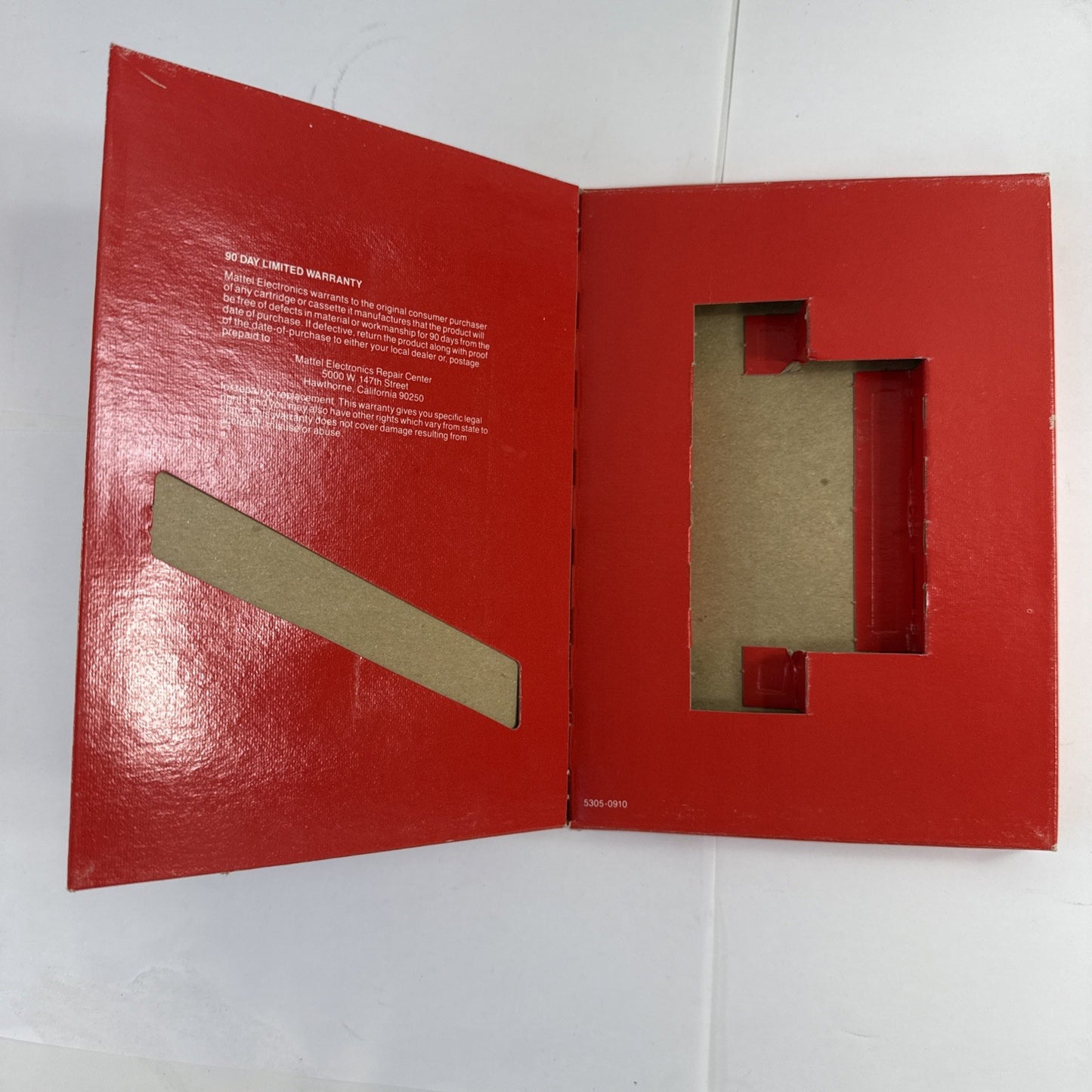 Night Stalker (Intellivision, 1982) Game Case Manual Overlays - Tested